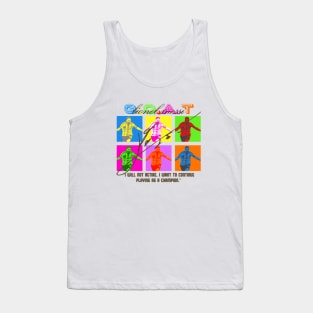 Messi Pop Art Style Light Halftone Tank Top